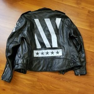reebok ufc leather jacket